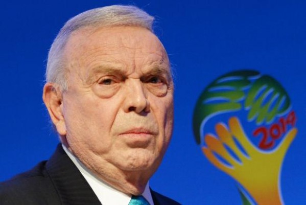 José Maria Marin, ex-presidente da CBF, preso em caso de corrupção na Fifa – Marcus Brandt/Agência Lusa