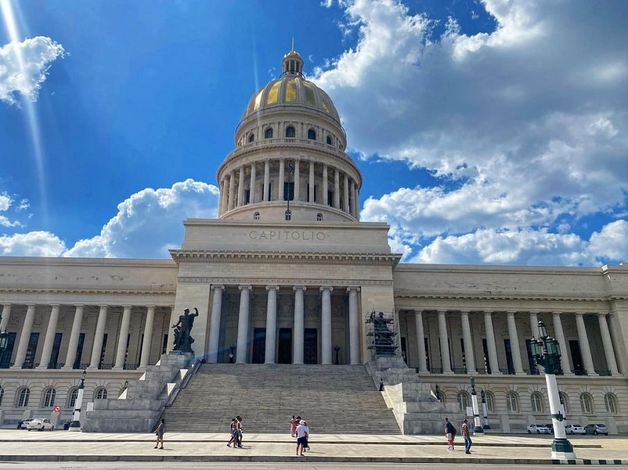 Capitólio Nacional de Havana, em Cuba. Foto: Reprodução/Instagram 23.02.2023