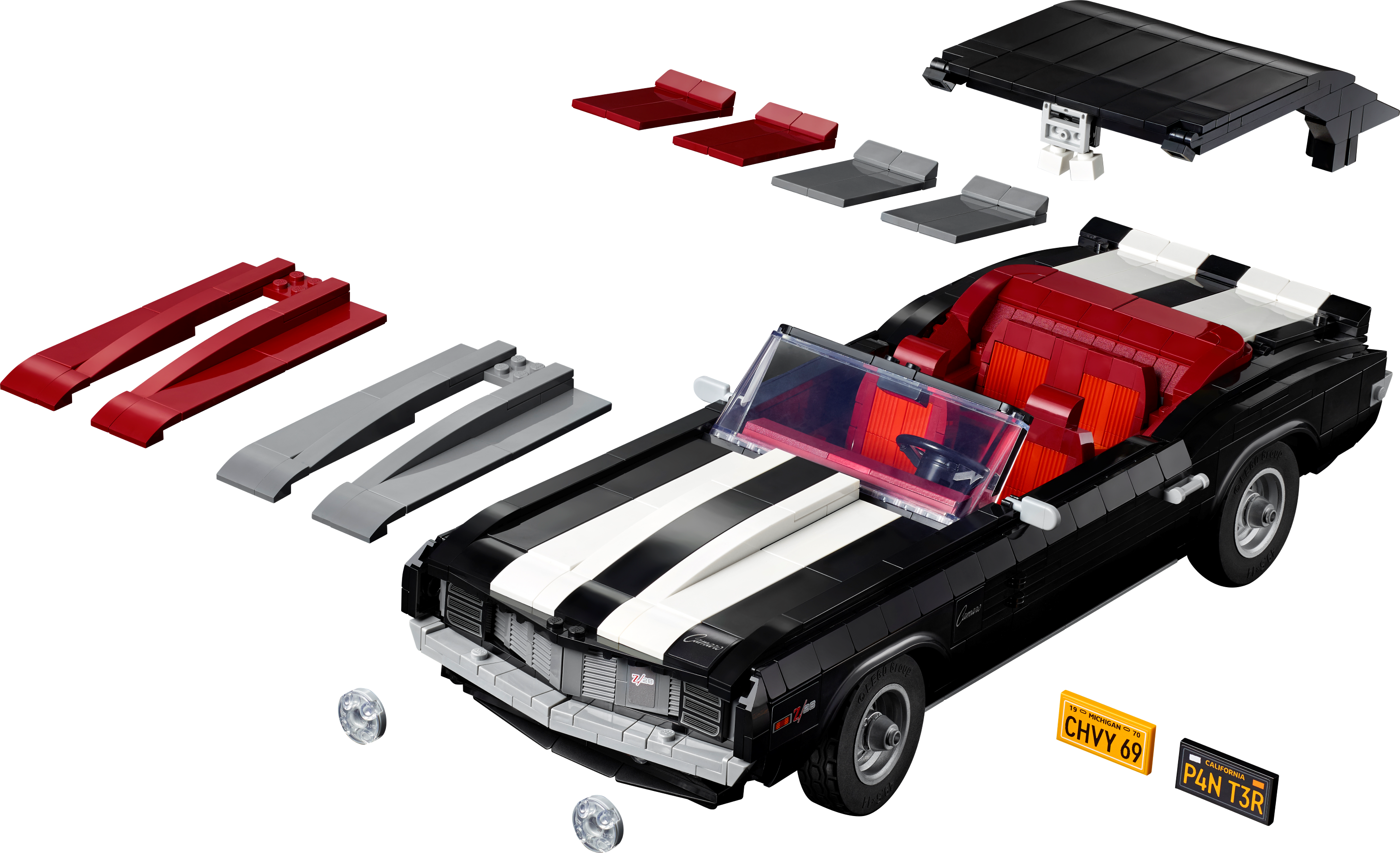 Camaro Z28 da Lego. Foto: Divulgação