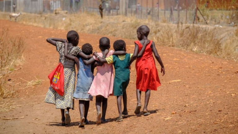 Jiro Ose/Unicef Crianças do Sudão do Sul refugiadas em Uganda