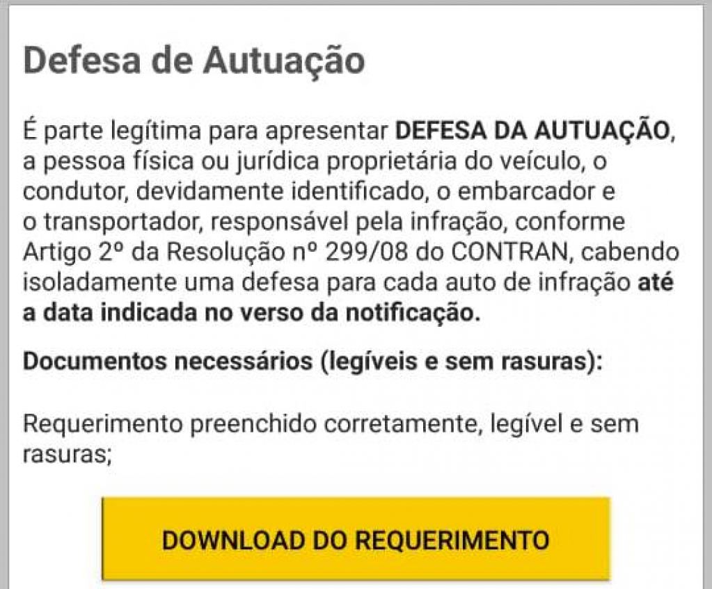 Aplicativo do DER agora permite recursos contra multas pelo celular