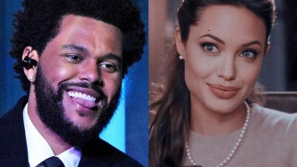 Novo casal? Angelina Jolie e The Weeknd são flagrados juntos em jantar Novo casal? Angelina Jolie e The Weeknd são flagrados juntos em jantar