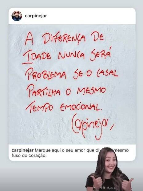 Fátima Bernardes sobre casais com diferenças de idade: 'Nunca será problema'