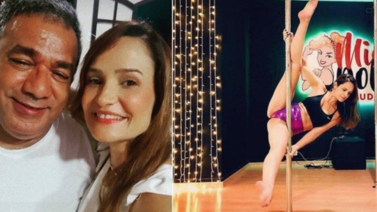 Nova namorada de pai de Anitta é empresária e arrasa no poledance