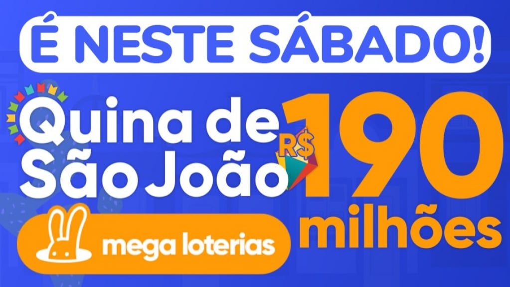 Aposte em grupo na Quina de São João e aumente chances de ganhar R$ 190 milhões