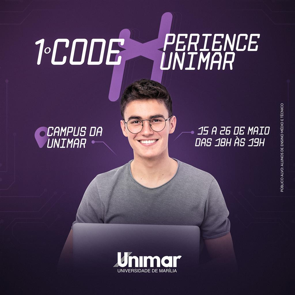 Unimar terá 1º Code Experience com série de desafios de programação em Python