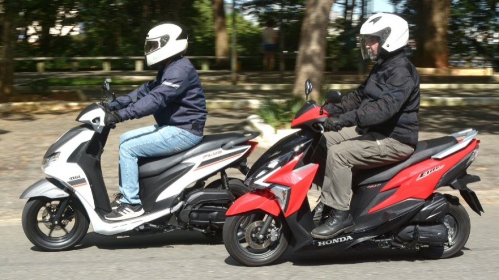 Yamaha Fluo x Honda Elite. Qual?