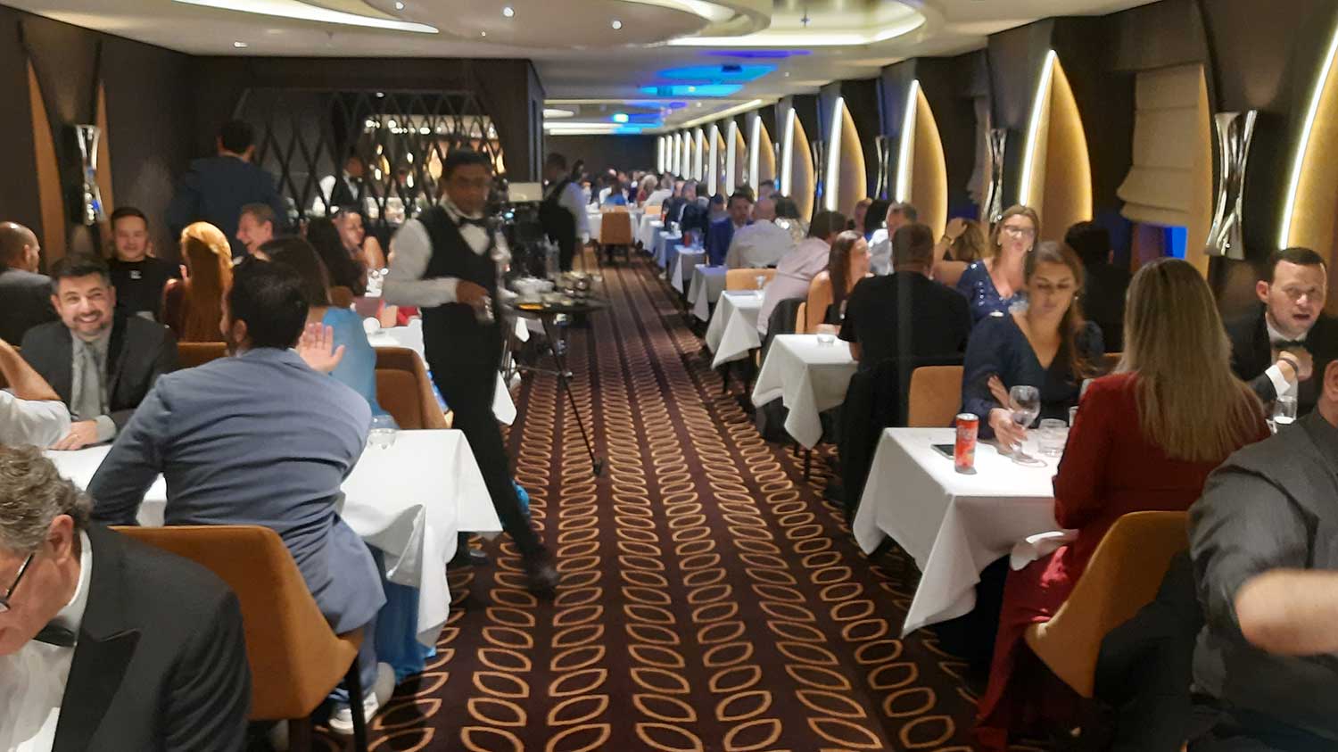 O restaurante La Foglia é o principal do navio. Foto: Felipe Carvalho/iG