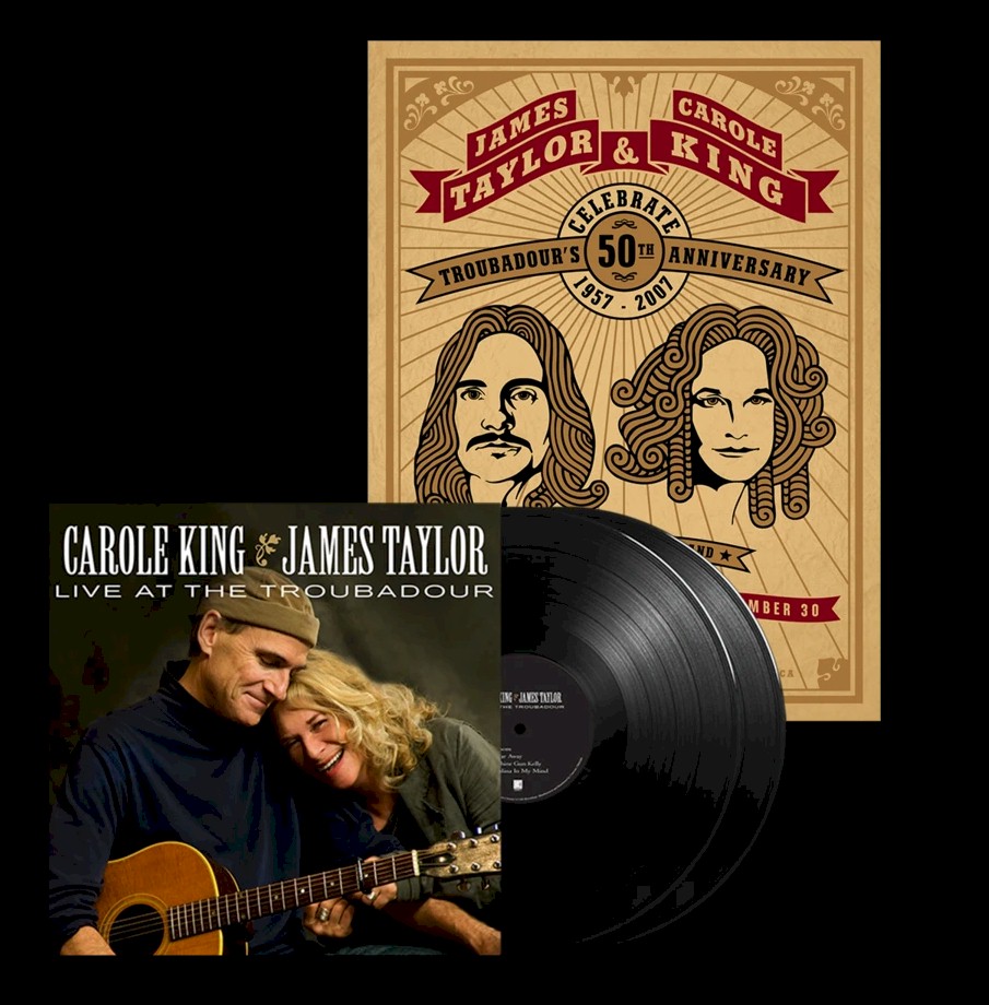 James Taylor e Carole King lançarão álbum ao vivo em vinil 