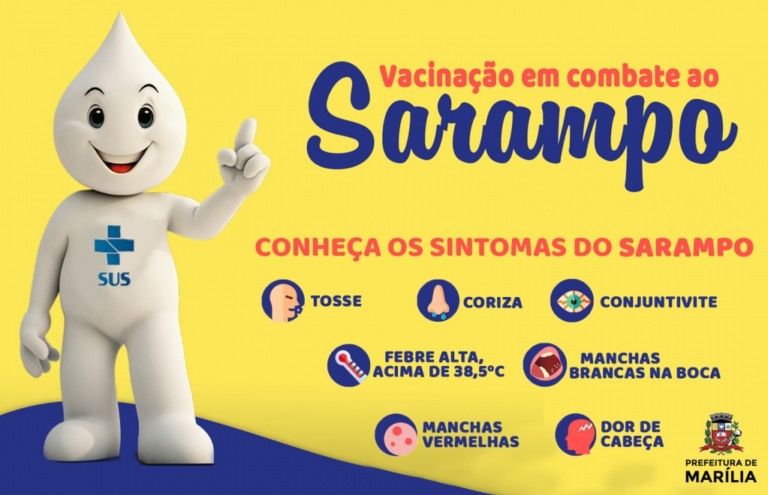 Marília inicia campanha de vacinação contra sarampo; 13 casos confirmados