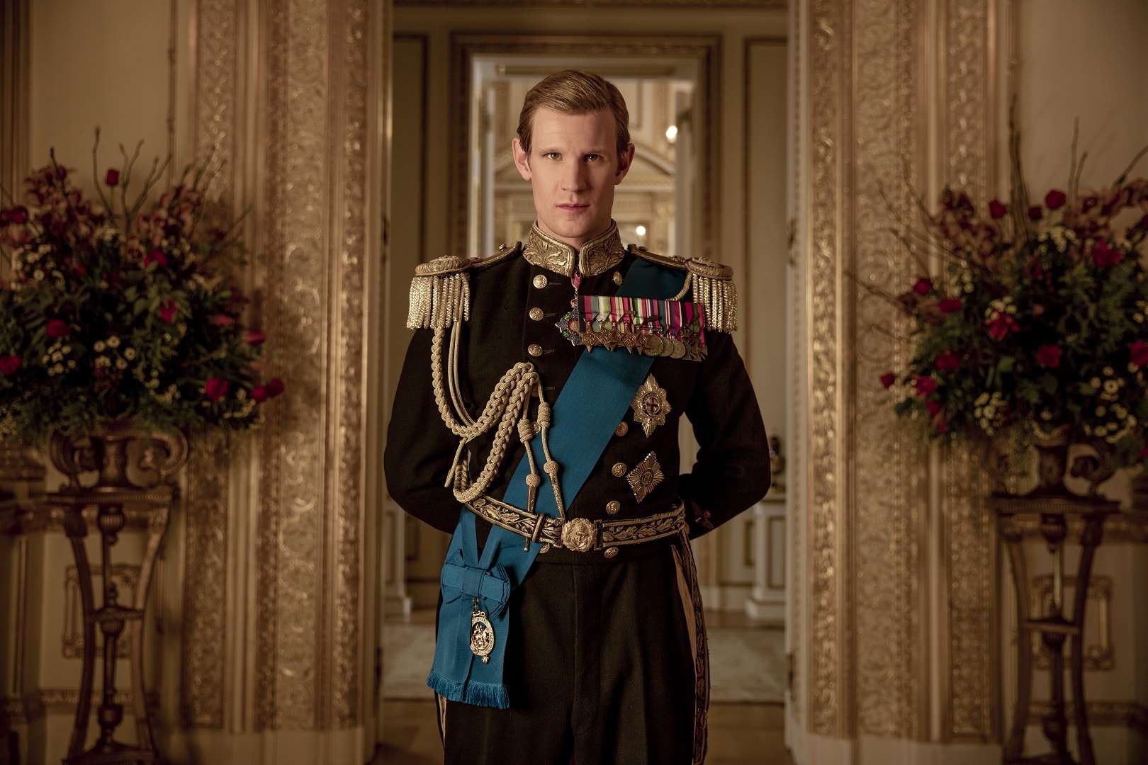 Matt Smith como Philip, Duque de Edinburgo, em 'The Crown'. Imagem: Netflix/Divulgação