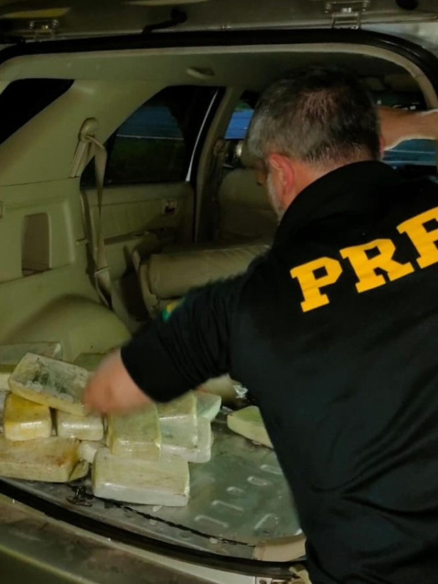 PRF apreende 36kg de pasta base de cocaína em Ourinhos
