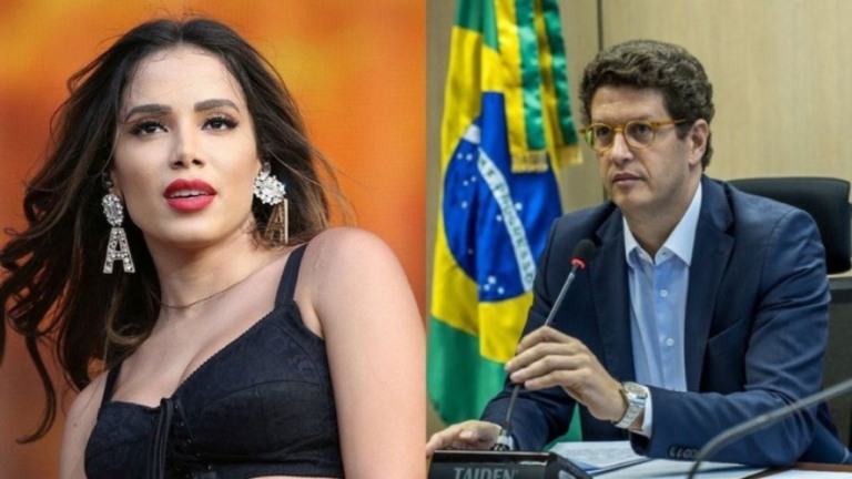 Em discussão com Ricardo Salles, Anitta dispara: "Machismo"