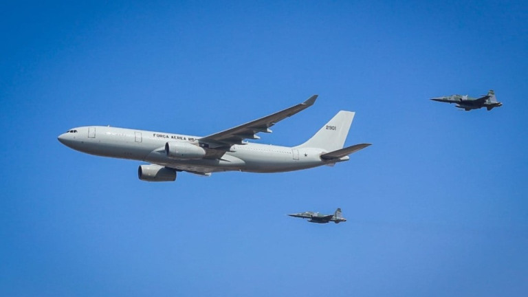 Divulgação/CECOMSAER Aeronave KC-30, da Força Aérea Brasileira