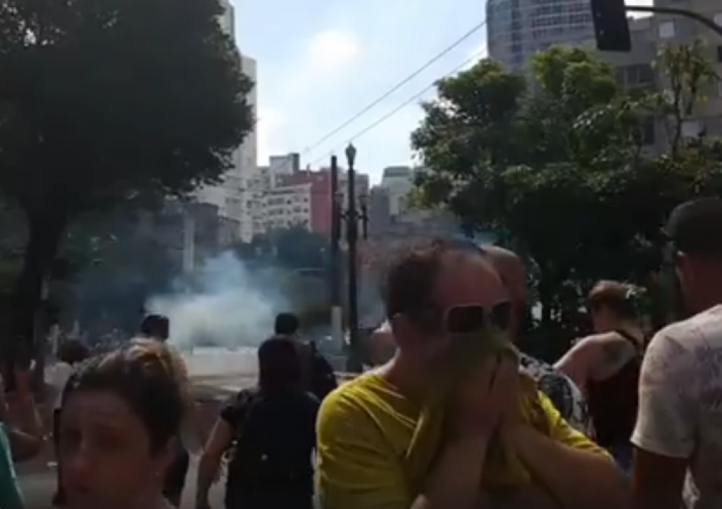 Protesto contra reforma de Dória vira confronto em SP