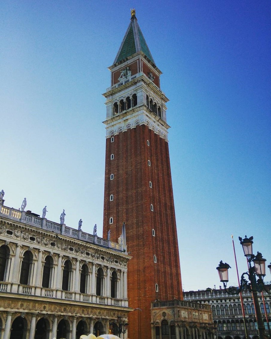 Campanário de São Marcos, em Veneza, na Itália.. Foto: Reprodução/Instagram @gerard_chavez 16.11.2022