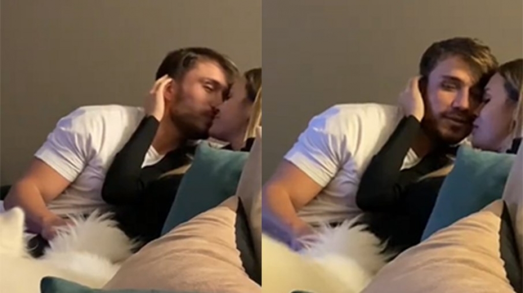 Lucas Viana e Sarah Andrade postam vídeo aos beijos