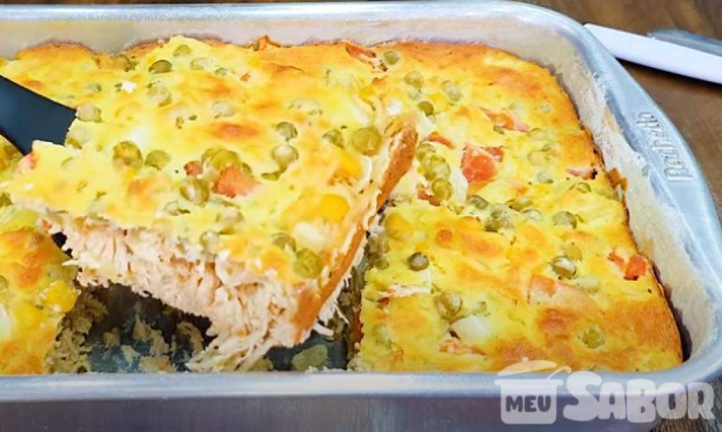 Torta de frango sem carboidratos para comer sem preocupar com o peso!