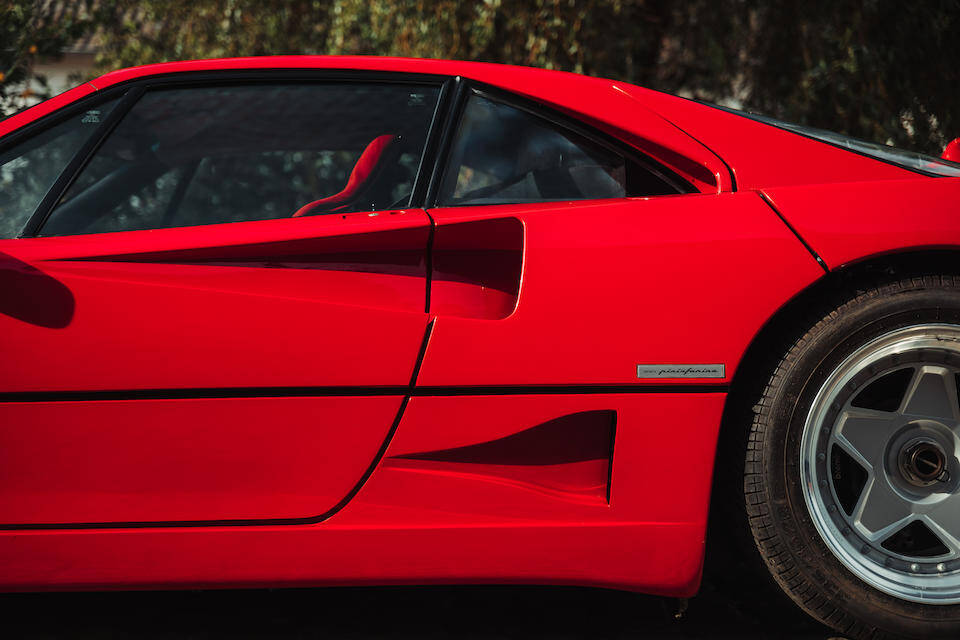 Ferrari F40. Foto: Divulgação