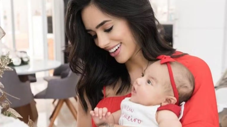 Bruna Biancardi encanta seguidores ao posar com look igual de Mavie: ‘Fofa’