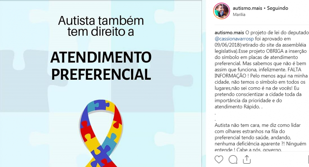 Publicitária de Marília defende inclusão de autistas e repercute no país