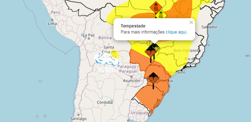 Marília e região entram em alerta para tempestade até com risco de granizo