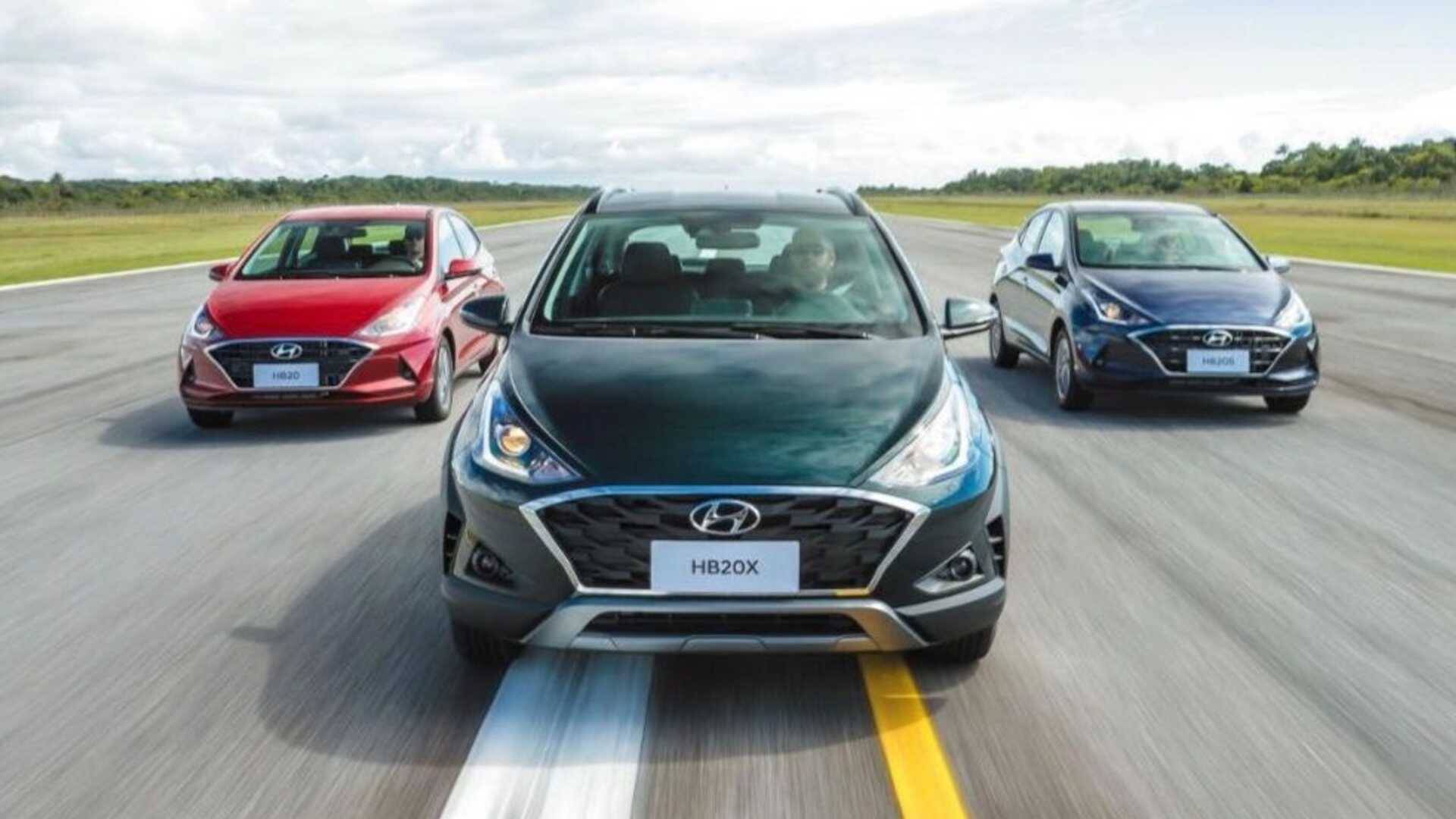 Hyundai HB20. Foto: Divulgação