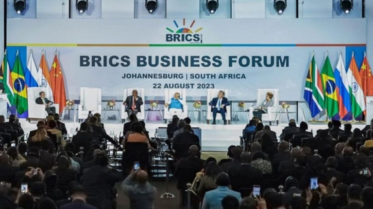 Ricardo Stuckert/PR A 15ª Cúpula do Brics foi realizada em Joanesburgo, na África do Sul