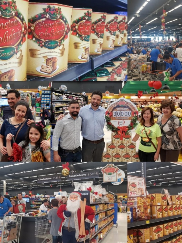 Panetone Solidário Tauste atinge metas com presentes e repasse a entidades