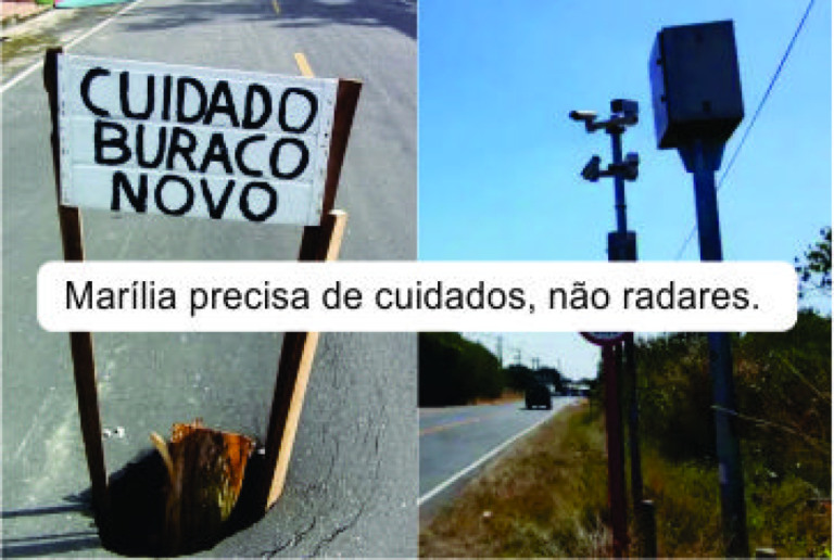 Ex-secretário lança abaixo-assinado contra radares em Marília