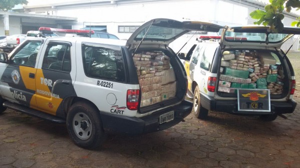 Maconha apreendida em do Sul do Mato Grosso