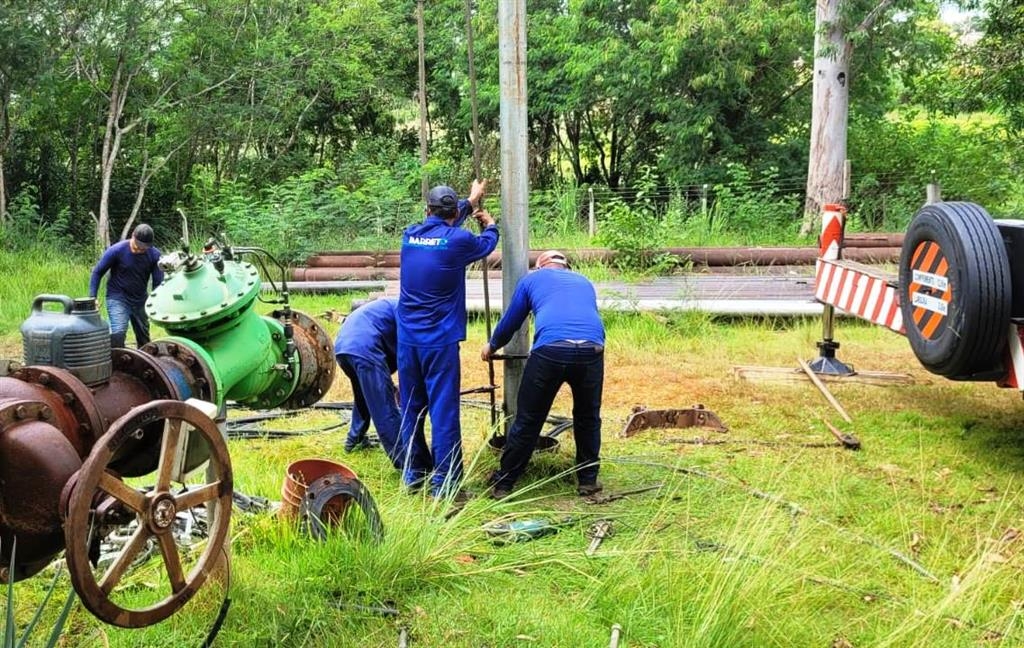 Zona sul - Troca de bomba avança, falta de acesso atrasa obras em rede