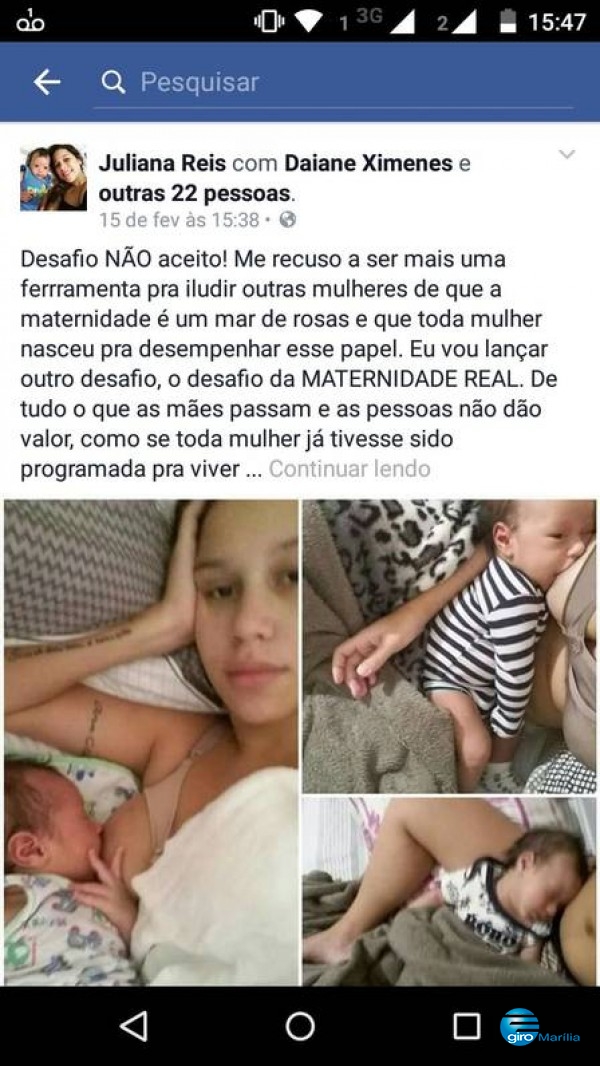 Mulher rejeita desafio da maternidade e cria polêmica