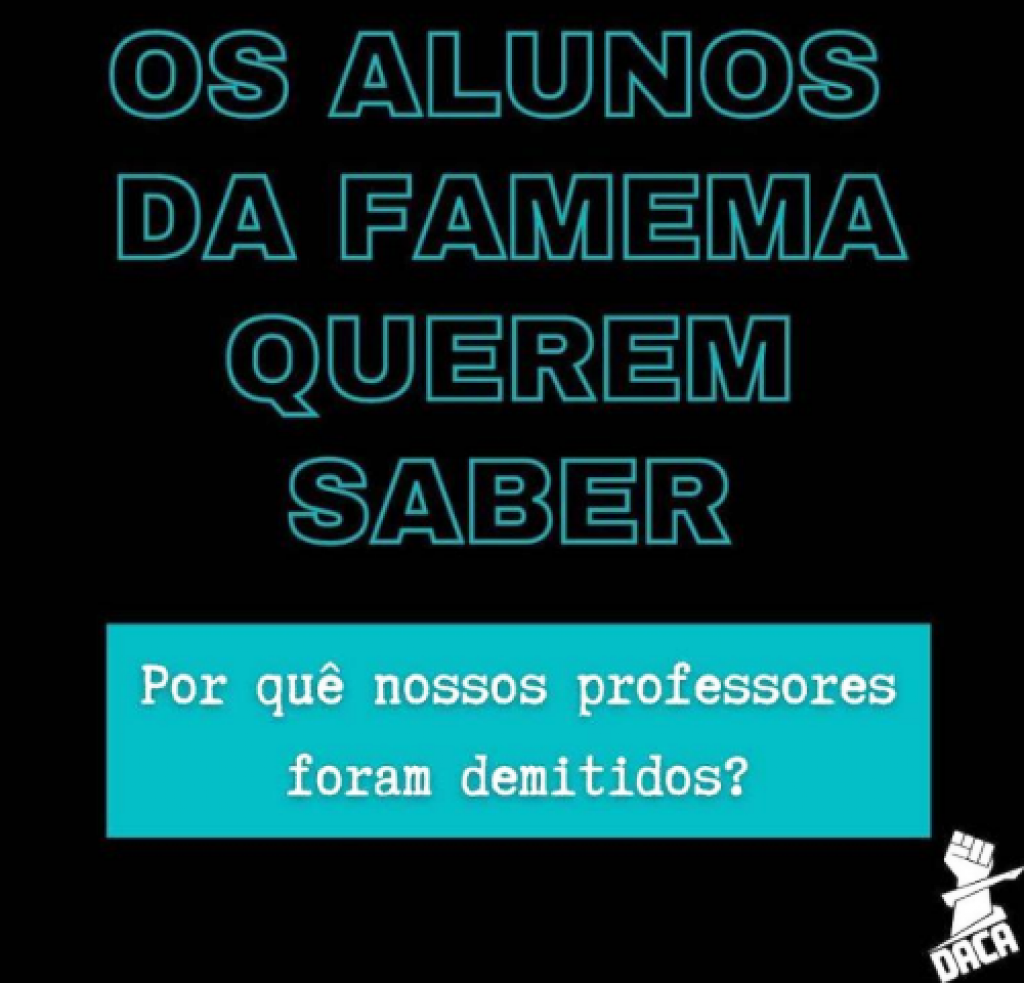 Estudantes da Famema acusam perdas com demissão de professores e falta de docentes