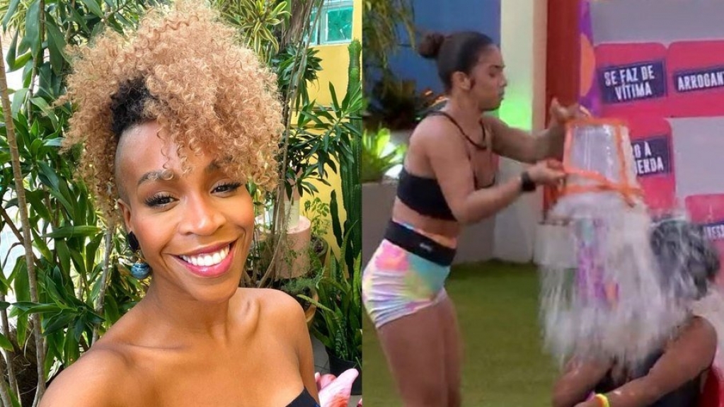 "Nem eu fui tão agressiva", diz Karol Conká sobre baldada de Maria "Nem eu fui tão agressiva", diz Karol Conká sobre baldada de Maria