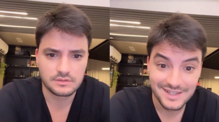 Felipe Neto rebate críticas por desejar sorte a ex no 'BB Portugal'