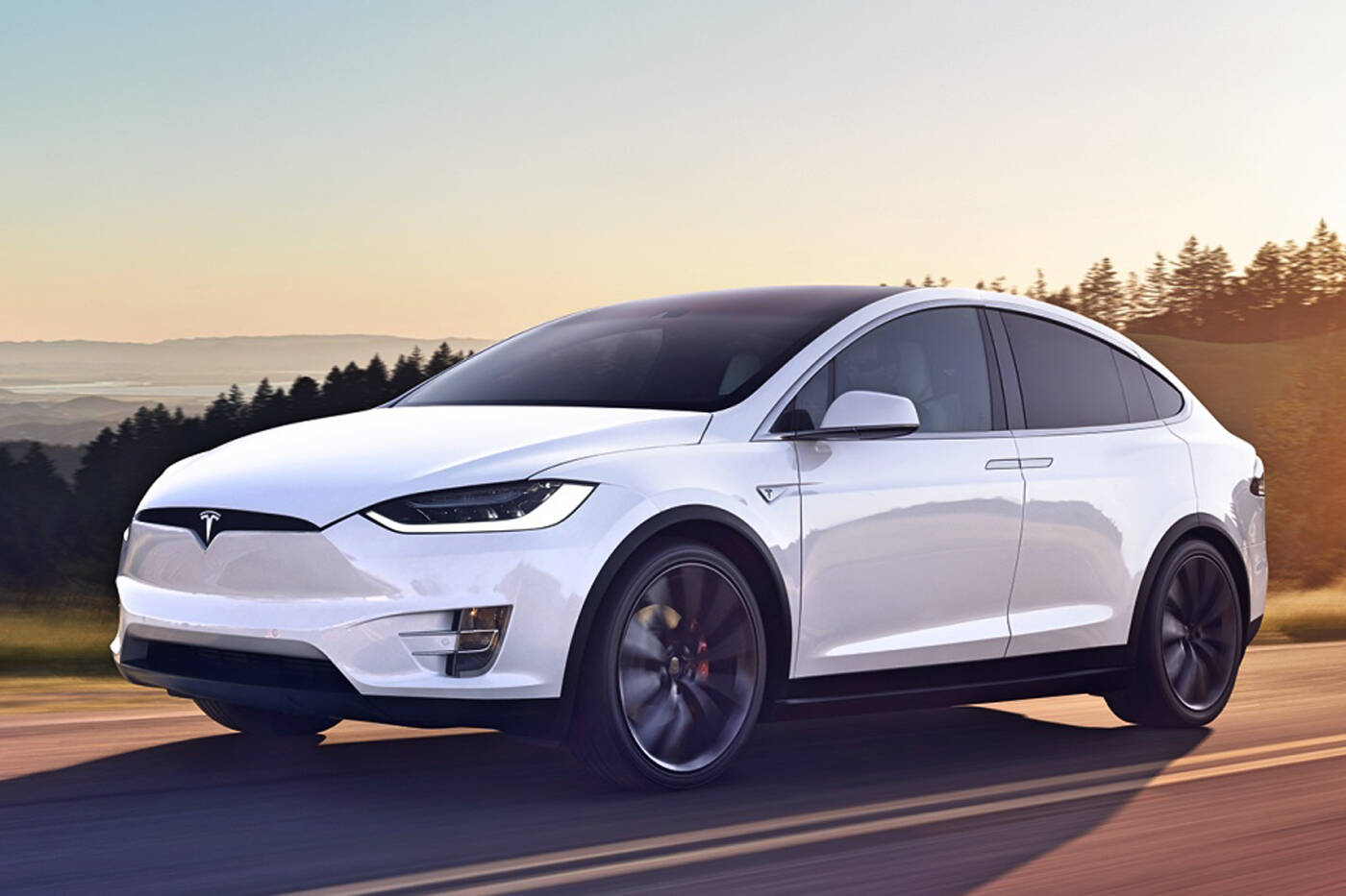 Tesla Model X P100D. Foto: Divulgação