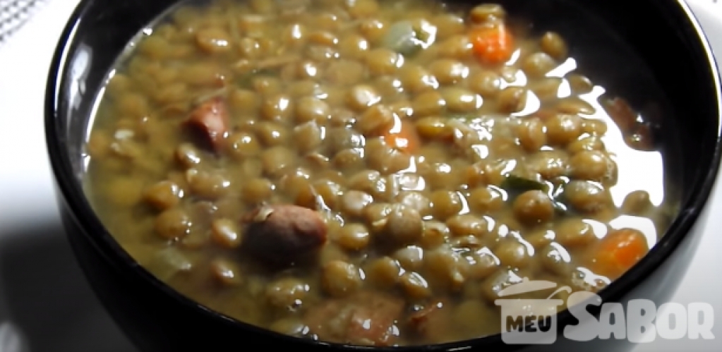 Aprenda a fazer uma deliciosa sopa de lentilha!