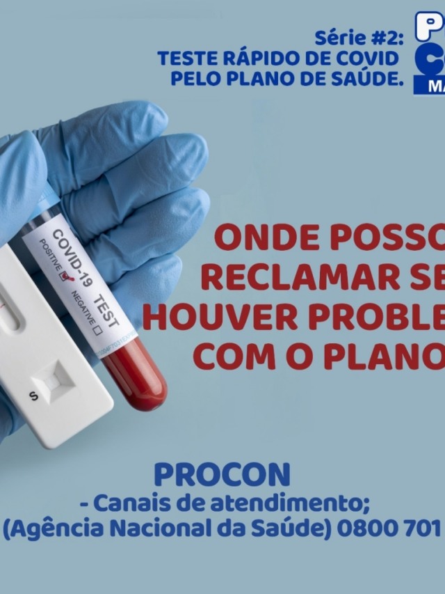 Testes de Covid são tema de novas orientações do Procon em Marília, acesse