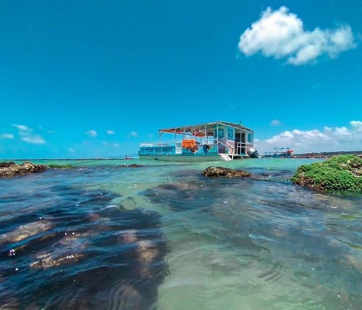 A piscina natural do Seixas, em João Pessoa, na Paraíba. Foto: Reprodução/Instagram 08.05.2023