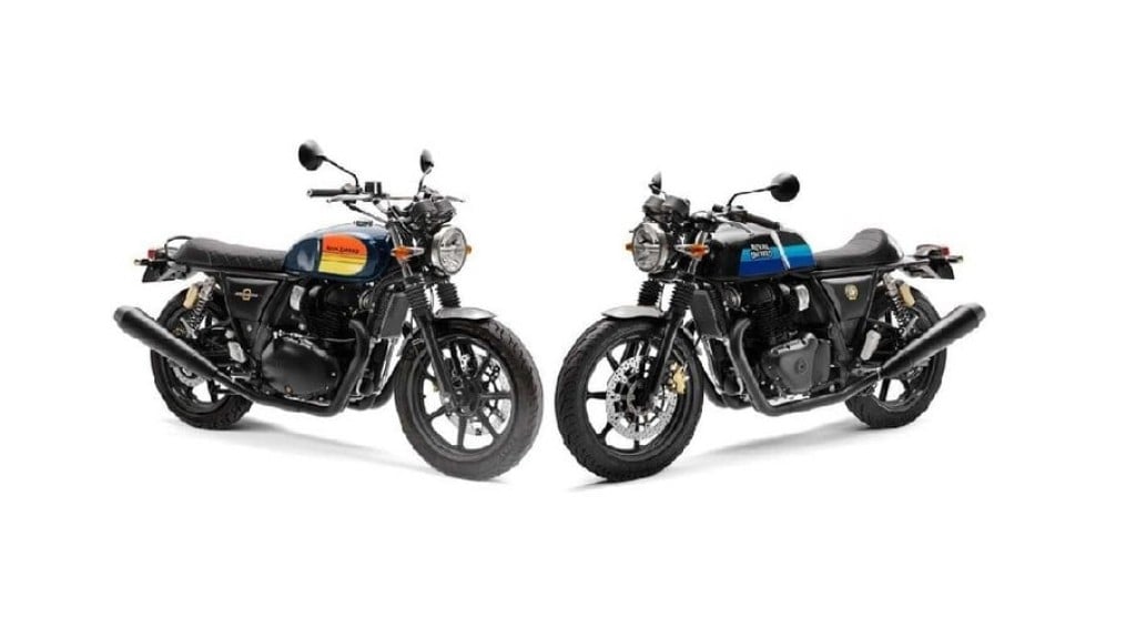 Royal Enfield exibe linha 2023 das motos Interceptor e Continental GT