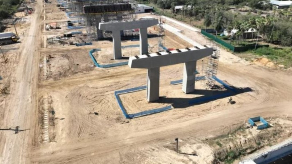 Divulgação As obras de execução da Ponte da Bioceânica estão 30% avançadas