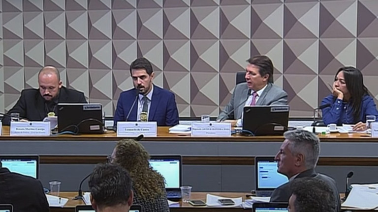Reprodução / TV Senado – 22.06.2023 Sessão desta quinta-feira (22) ouve preso por planejar atentado em Brasília
