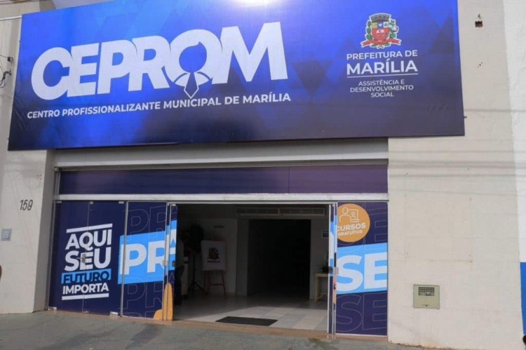 Ceprom de Marília tem nova estrutura para cursos profissionais gratuitos