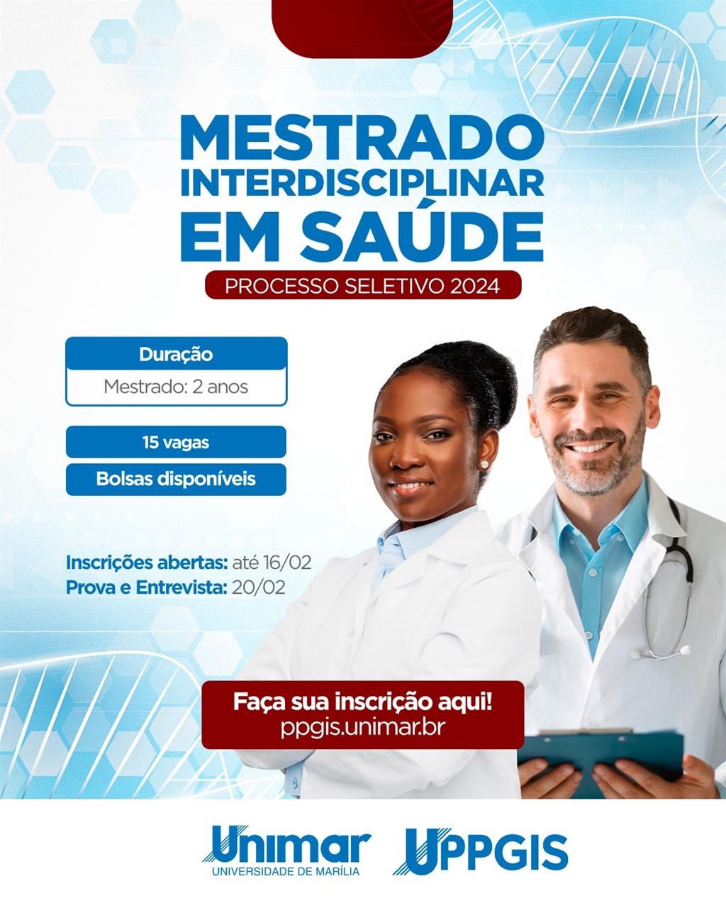 Última Chance para as Inscrições no Mestrado Interdisciplinar em Saúde da Universidade de Marília