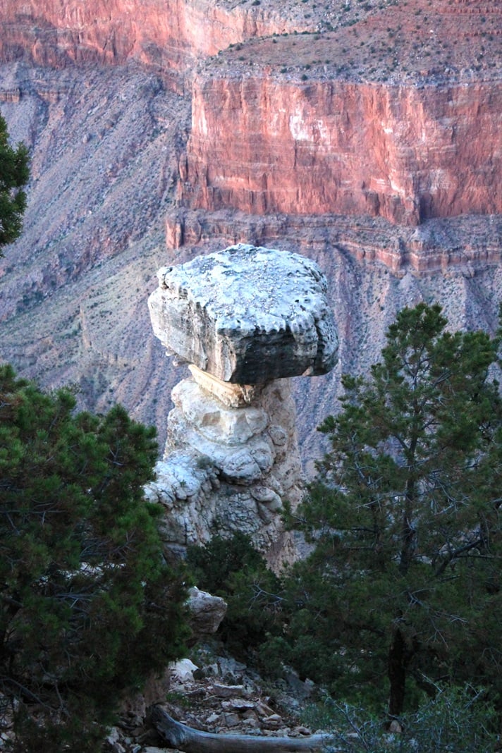 Rafaella Ferraz em viagem pelo Grand Canyon