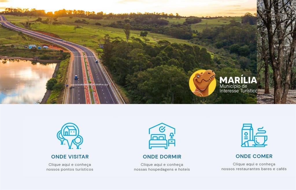 Turismo de MarÃlia ganha site e amplia acesso a roteiros, agenda e mais Turismo de MarÃlia ganha site e amplia acesso a roteiros, agenda e mais