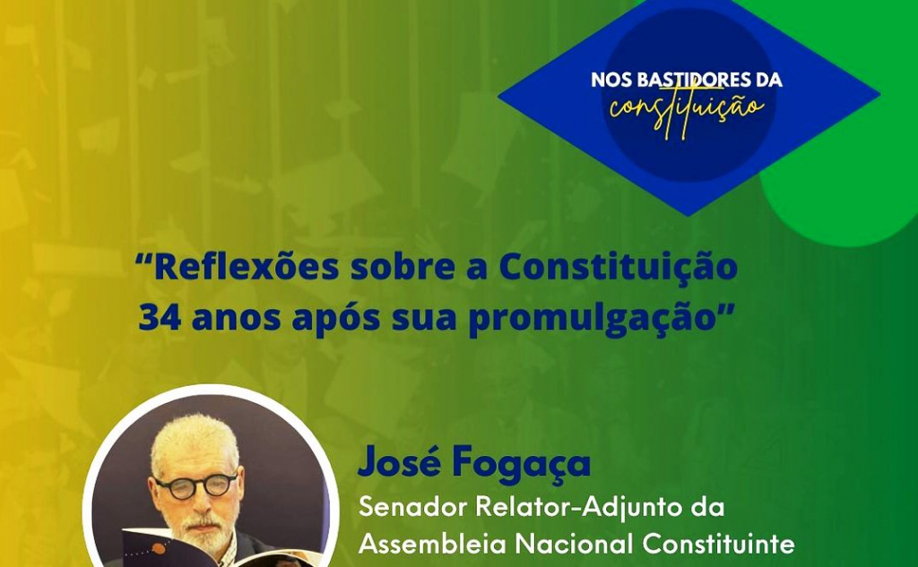 Projeto em Marília mostra Bastidores da Constituição e terá Jose Fogaça na abertura