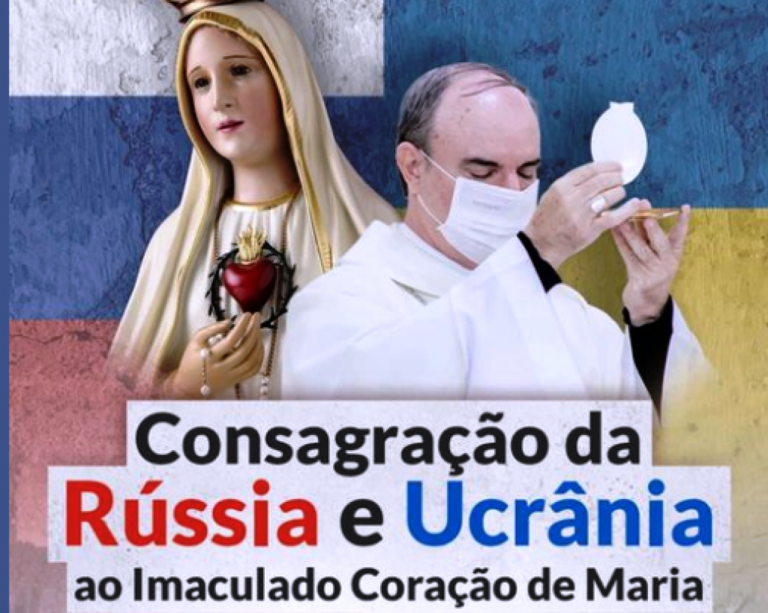 Diocese segue Papa, integra ação mundial e consagra Rússia e Ucrânia ao Coração de Maria