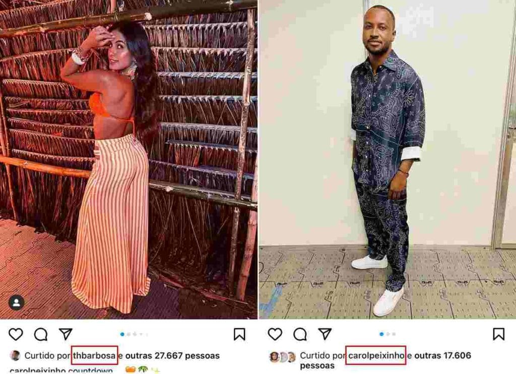 Thiaguinho e Carol Peixinho trocam likes na web e rumores de affair tomam força